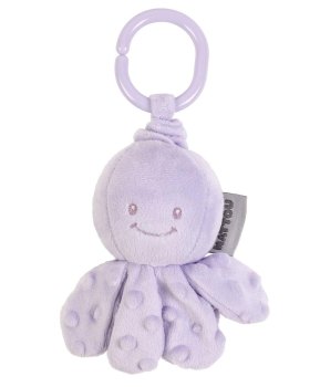 Игрушка мягкая Nattou Soft toy Lapidou Octopus Осьминог с вибрацией lilac 876506 — (Осьминог с вибрацией)
