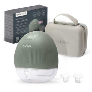 Трехфазный портативный молокоотсос Nuvita 1264W Materno Flow — (серый)
