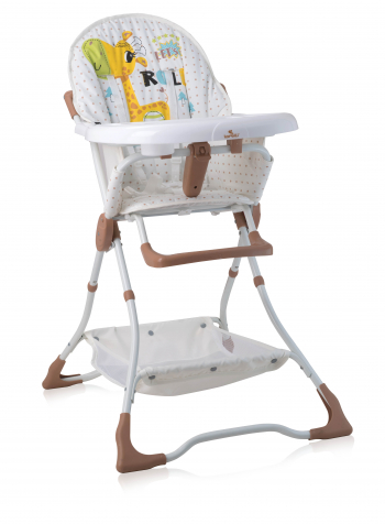 Стульчики для кормления LORELLI Bonbon — Бело-бежевый / White&Biege Giraffe 1925
