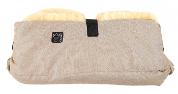 Меховая муфта для рук Kaiser Big Double — Sand Melange