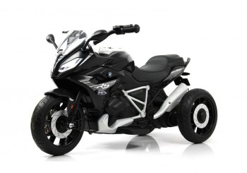 Детский электротрицикл RiverToys Z333ZZ — (черный)