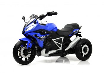 Детский электротрицикл RiverToys Z333ZZ — (синий)