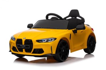 Детский электромобиль RiverToys BMW M4 A004AA — (желтый)