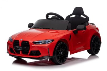 Детский электромобиль RiverToys BMW M4 A004AA — (красный)