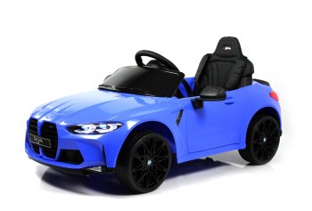 Детский электромобиль RiverToys BMW M4 A004AA — (синий)