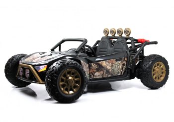 Детский электромобиль RiverToys JS3168 — (черный)