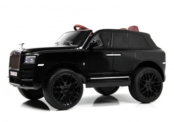 Детский электромобиль RiverToys K111PX — (черный глянец)