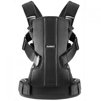 Рюкзак-кенгуру BabyBjorn We Cotton — Черный