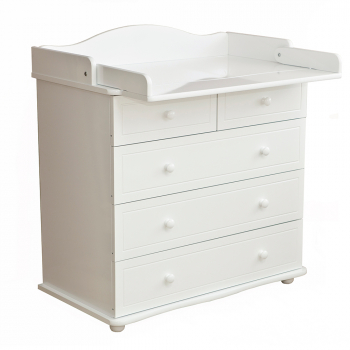Пеленальный комод Красная звезда (Можга) С 571П — Белый