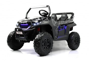 Детский электромобиль RiverToys T777TT 4WD — (черный Spider)
