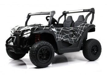 Детский электромобиль RiverToys Buggy P333PP — (черный Spider)