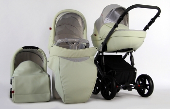 Коляска 3 в 1 Farfello EXC-line — Exc3 мятно-серый