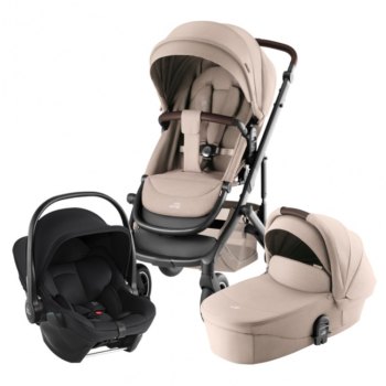 Коляска 3 в 1 Britax Roemer Strider M (автокресло BS CORE) — (Teak/Space Black)