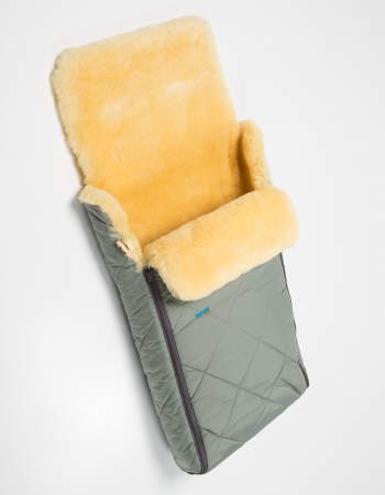 Детский меховой конверт Ramili Verno — Grigio