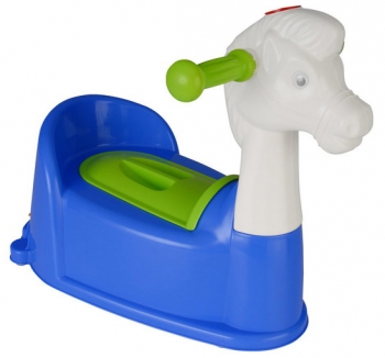 Горшок Pilsan "Horse" музыкальный — синий