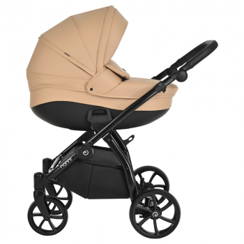 Коляска 3 в 1 Tutis Nanni Кожа (2023) — Кожа Caramel