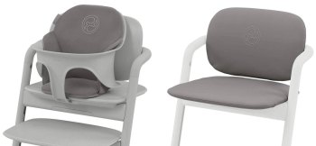Набор мягких чехлов к стульчику Cybex Lemo Comfort Inlay — (Suede Grey)