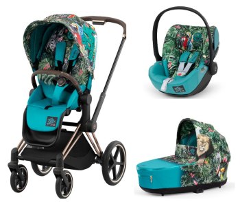 Коляска 3 в 1 Cybex e-Priam 4 — (FE DJ Khaled We the Best)