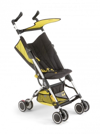 Прогулочная коляска Pali Fly — черный/желтый