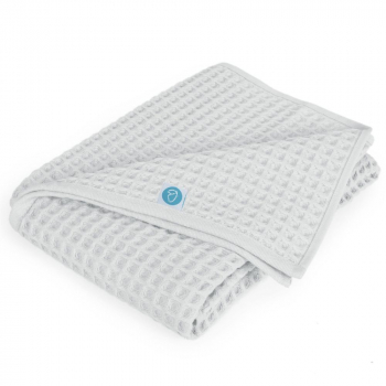 Плед Ceba Baby 90x90 вафельный — Light grey