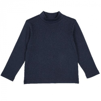 Лонгслив Chicco с горловиной для мальчиков, цвет тёмно-синий