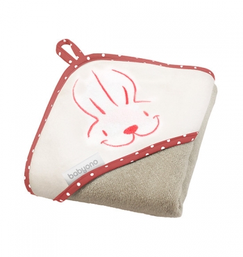 Полотенце BabyOno SMILE (100*100см) — Серый