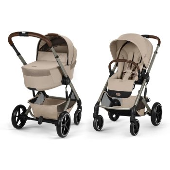 Коляска 2 в 1 Cybex Balios S Lux NEW — (TPE Almond Beige)