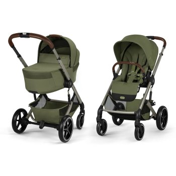 Коляска 2 в 1 Cybex Balios S Lux NEW — (TPE Moss Green)