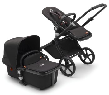 Коляска 2 в 1 Bugaboo Fox Cub Complete — (BLACK/DESERT BEIGE-DESERT BEIGE)