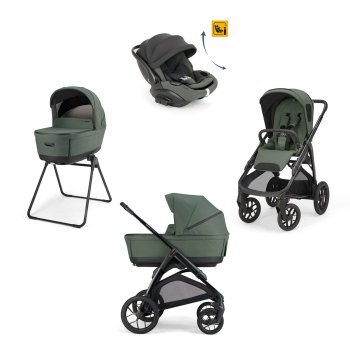 Коляска 3 в 1 Inglesina Aptica XT (Darwin Recline Evo) — (Taiga Green)