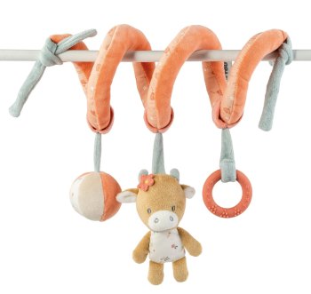 Игрушка мягкая Nattou Toy spiral Mila Zo Lana Корова, Ёжик, Кот 266161 — (Корова, Ёжик, Кот)