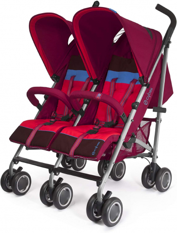 Коляска для двойни Cybex Twinyx — Poppy Red