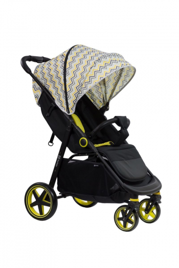 Прогулочная коляска Farfello ZIGZAG — жёлтый