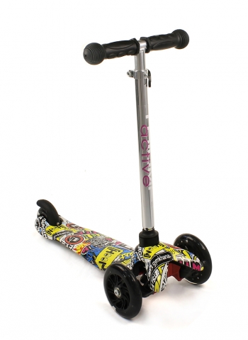 Трехколесный самокат Triumf Active Mini Up Flash Print SKL-06AHP — мультиколор