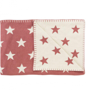 Плед Schardt Big Star, 95х120 см — красный