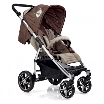 Прогулочная коляска Gesslein S4 Air+ — NAUTIK Коричневый