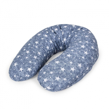 Подушка для кормления Ceba Baby Physio Multi Denim Style — Stars blue W-741-119-588