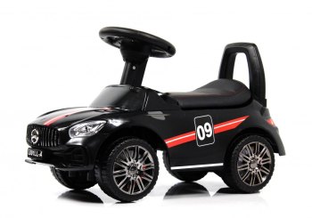 Детский толокар RiverToys L001LL-A — (черный)