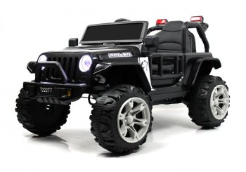 Детский электромобиль RiverToys T222TT 4WD — (черный)