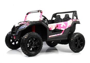 Детский электромобиль RiverToys M222MM — (розовый)