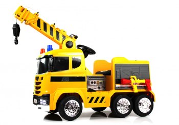 Детский электромобиль RiverToys G002GG — (желтый)