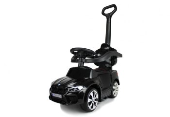 Детский толокар RiverToys BMW M5 A999MP-M с родительской ручкой — (черный)