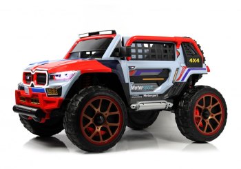 Детский электромобиль RiverToys K007AM — (синий)