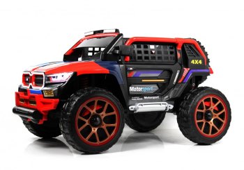 Детский электромобиль RiverToys K007AM — (черный)