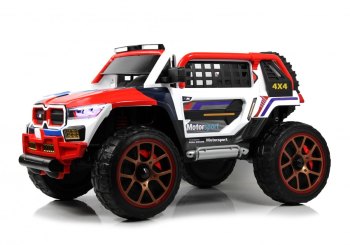 Детский электромобиль RiverToys K007AM — (белый)