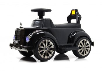 Детский толокар RiverToys Mercedes-AMG 300S G300GG-D с пультом управления — (черный глянец)