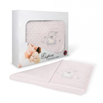 Комплект постельного белья в коляску Esspero Conny 5 предметов — Elona Pink