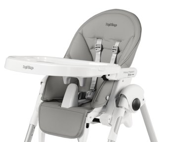 Сменный чехол Peg Perego для стульчика Siesta, Prima Pappa — Ice/ Ambiance Grey