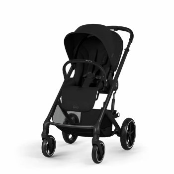 Прогулочная коляска Cybex Balios S Lux NEW — (BLK Moon Black с дождевиком)