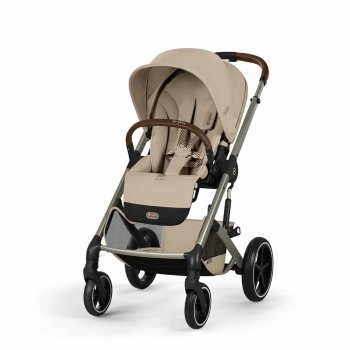 Прогулочная коляска Cybex Balios S Lux NEW — (TPE Almond Beige с дождевиком)